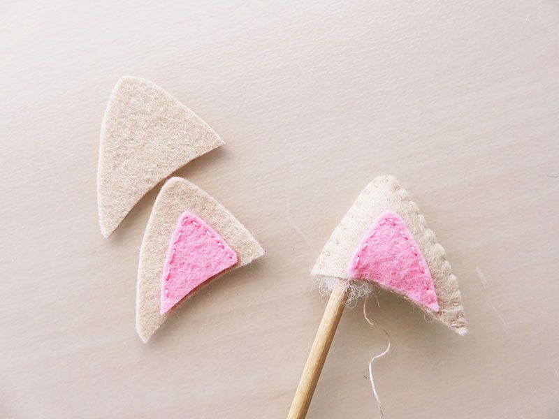 چگونه یک عروسک گربه نمدی درست کنیم؟