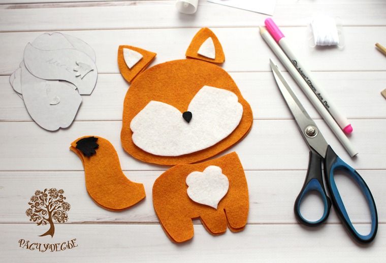 چگونگی ساخت عروسک روباه نمدی