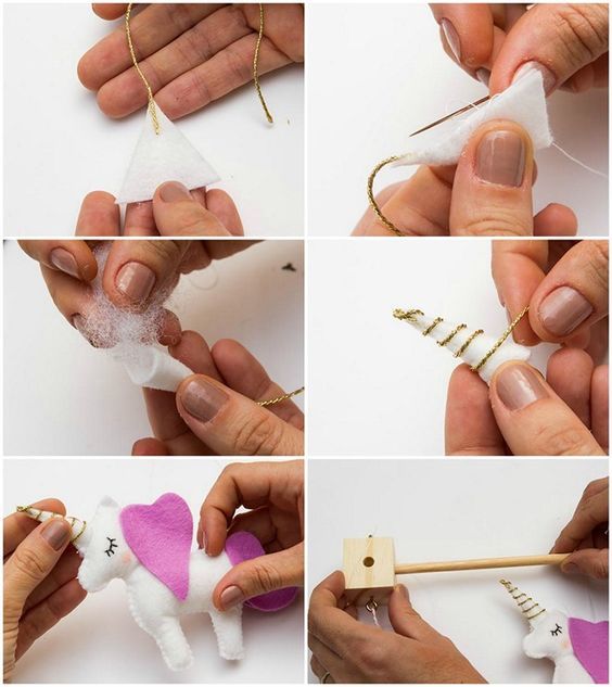 چگونه اسب تک شاخ نمدی بسازیم؟