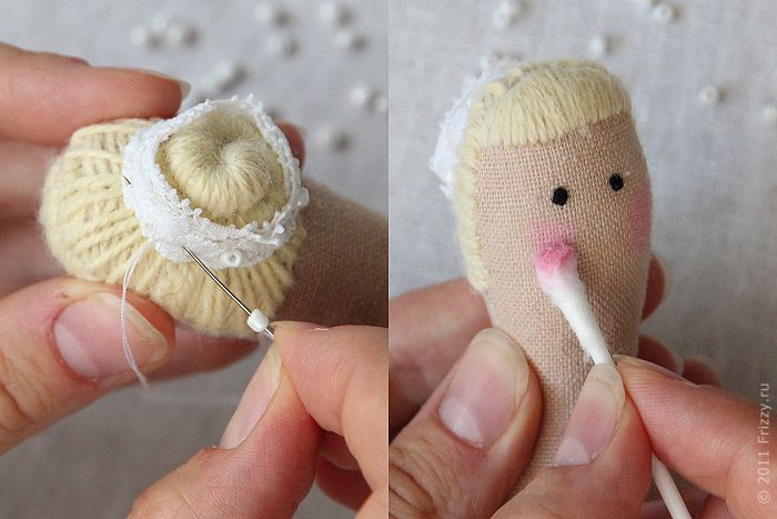 چطور موی سر عروسک را وصل کنیم؟