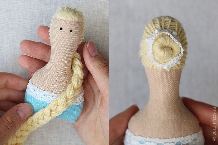 چطور موی سر عروسک را وصل کنیم؟