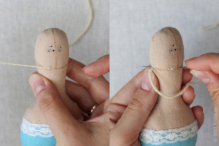 چطور موی سر عروسک را وصل کنیم؟