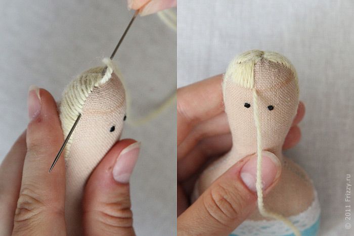 چطور موی سر عروسک را وصل کنیم؟