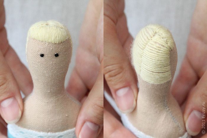 چطور موی سر عروسک را وصل کنیم؟