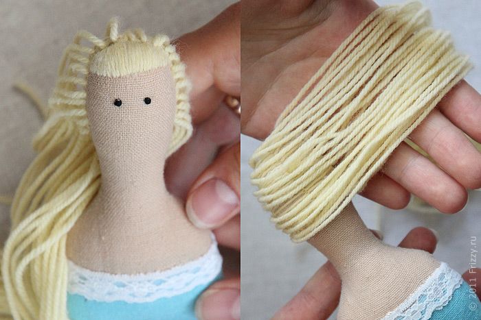 چطور موی سر عروسک را وصل کنیم؟