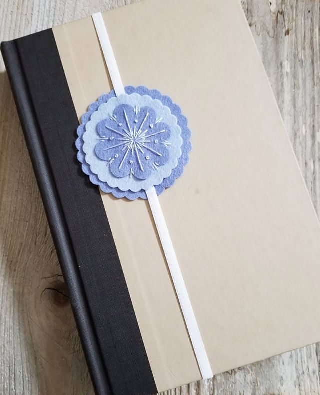 چگونه با نمد بوک مارک های فانتزی بسازیم؟