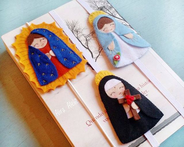 چگونه با نمد بوک مارک های فانتزی بسازیم؟