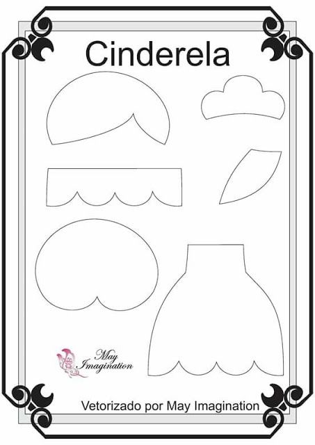 چطور پرنسس های نمدی دیزنی بسازیم؟ (به همراه الگو)