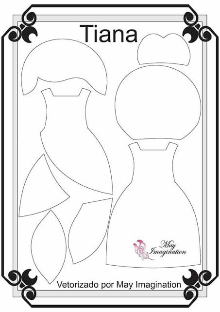 چطور پرنسس های نمدی دیزنی بسازیم؟ (به همراه الگو)