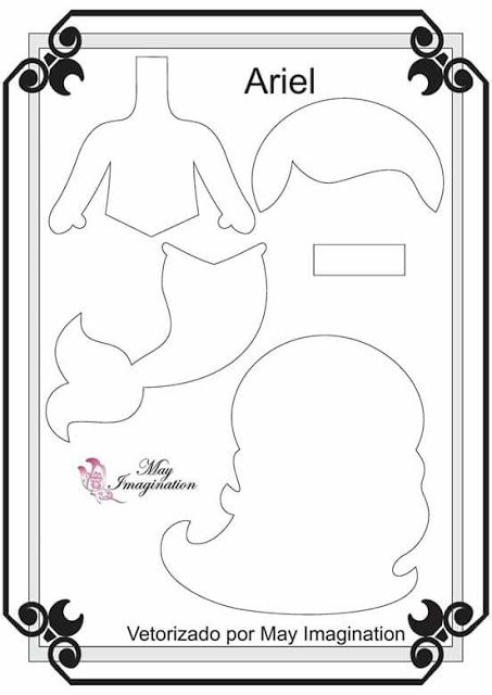 چطور پرنسس های نمدی دیزنی بسازیم؟ (به همراه الگو)