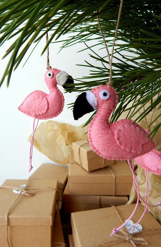 چطور فلامینگوی پارچه ای بسازیم؟ (همراه با الگو)