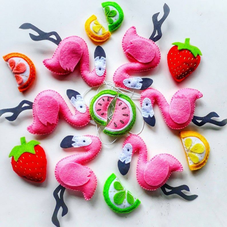 چطور فلامینگوی پارچه ای بسازیم؟ (همراه با الگو)