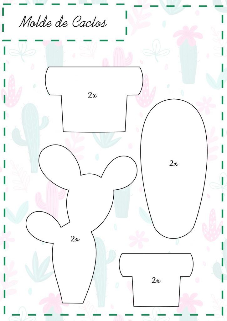 چطور کاکتوس نمدی بامزه بسازیم؟ (همراه الگو)